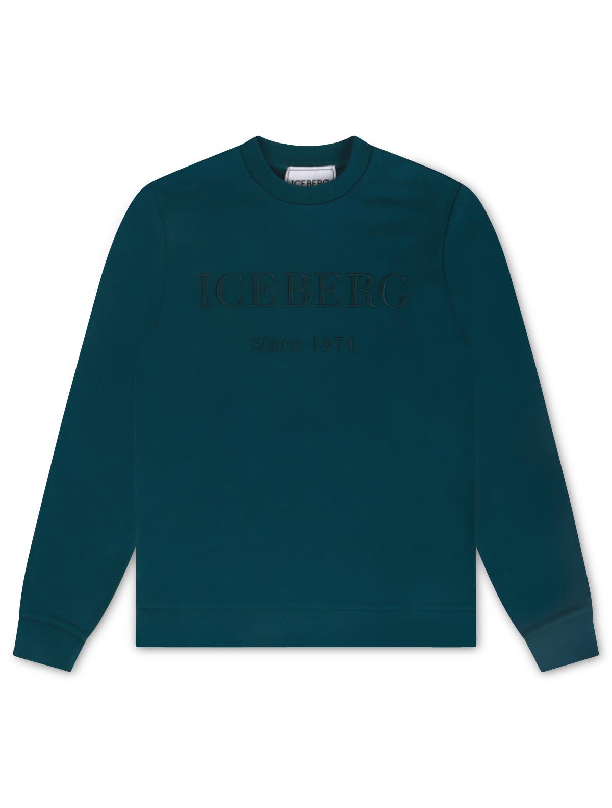 Iceberg Institutional Logo Sweatshirt - Bluette