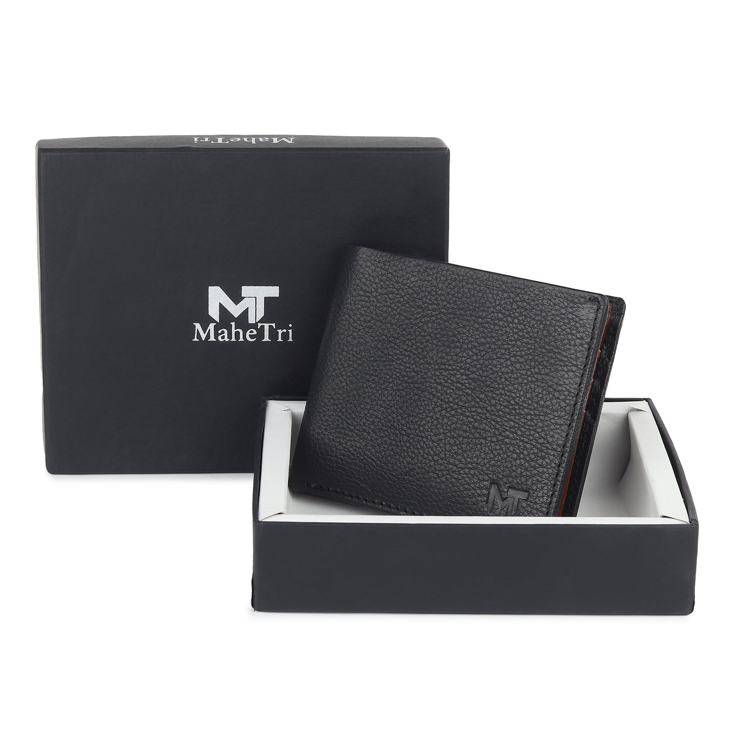 Black Minimal Contrast Wallet - Osadia Concept Store