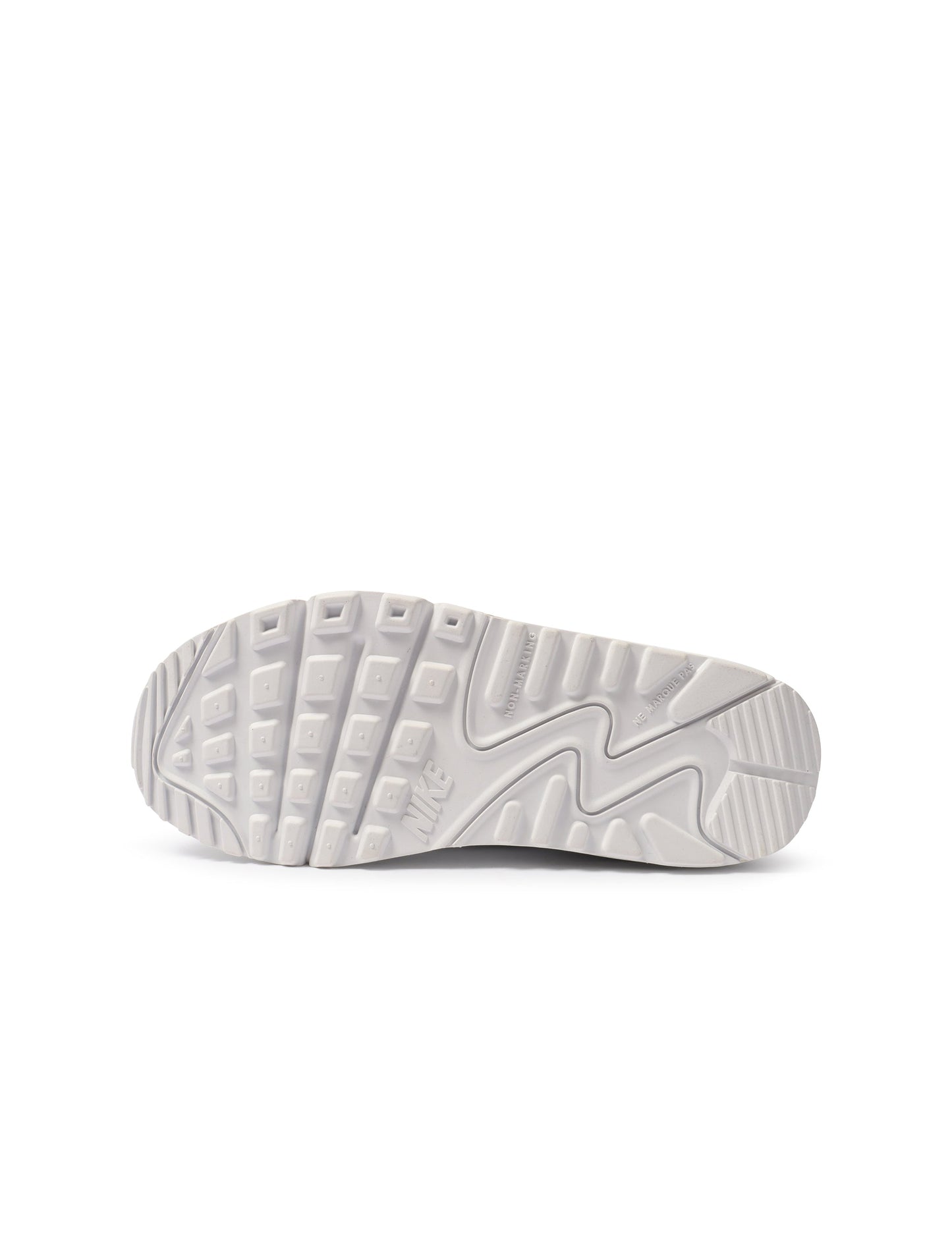 Nike Big Kids Airmax 90 LTR - White/White