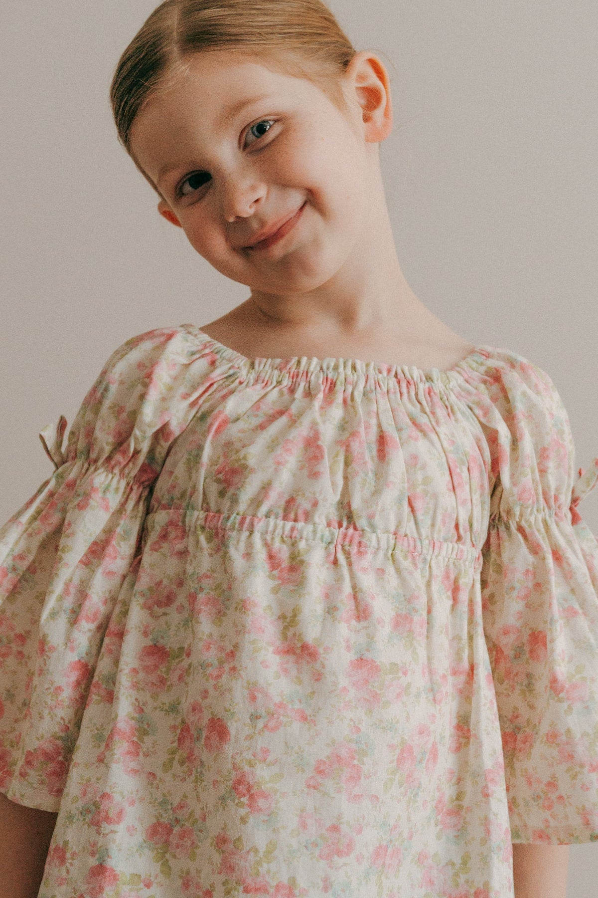 Kennedi Dress-Pink Blossoms-B/S - Osadia Concept Store