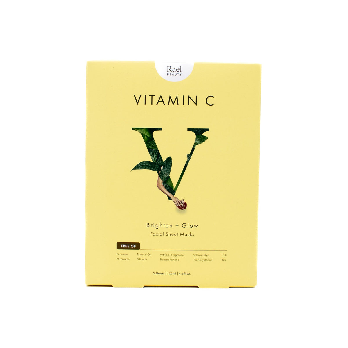 Rael Beauty Vitamin C Facial Sheet Mask - 5ct