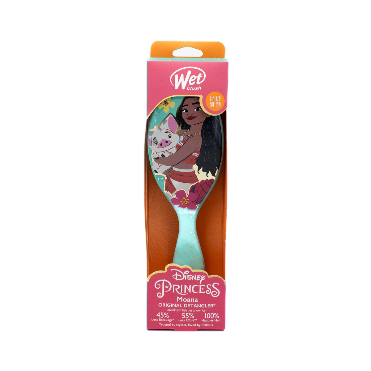 Wet Brush Ultimate Princess Detangler Brush Moana & Pua - New