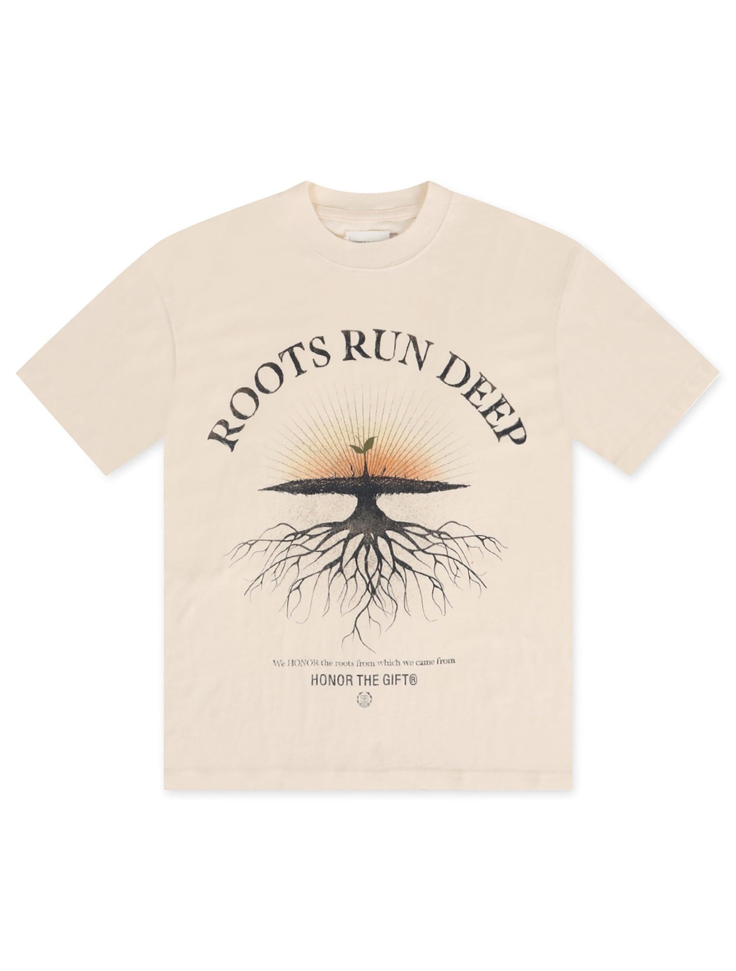 Honor The Gift Roots Run Deep Tee - Bone
