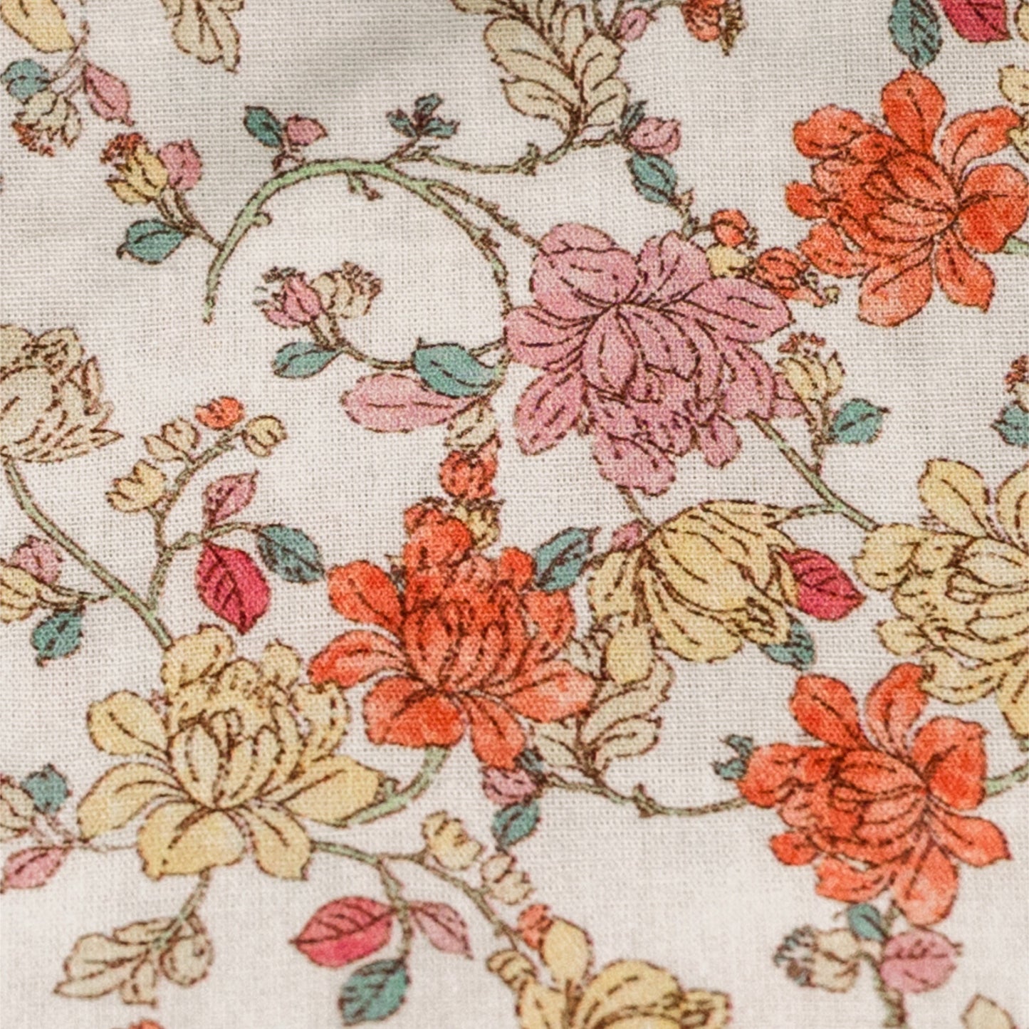 Vintage-Inspired Floral Pouch- Midsummer Vine - Osadia Concept Store