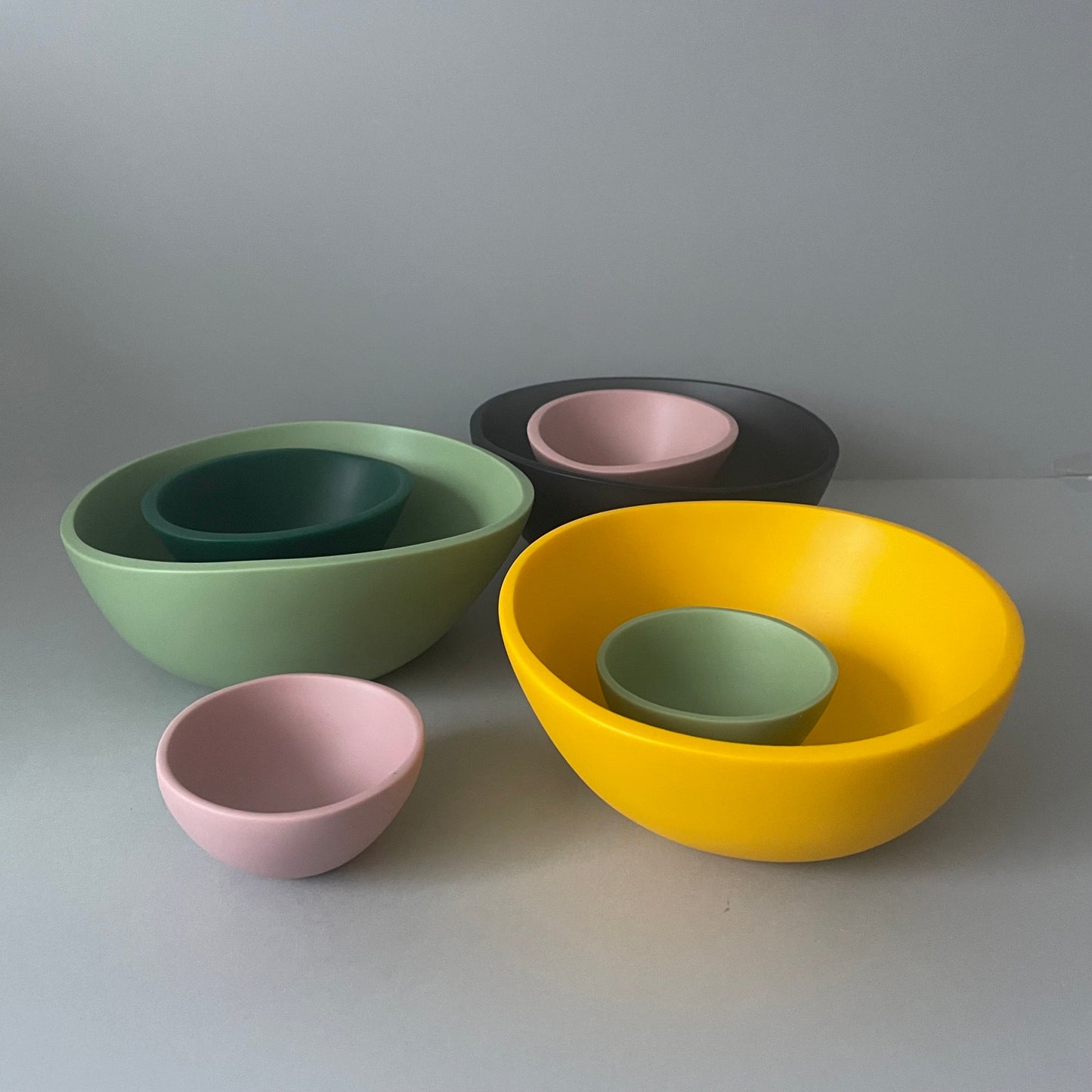 Atlawa Large Resin Bowl | Blush Pink