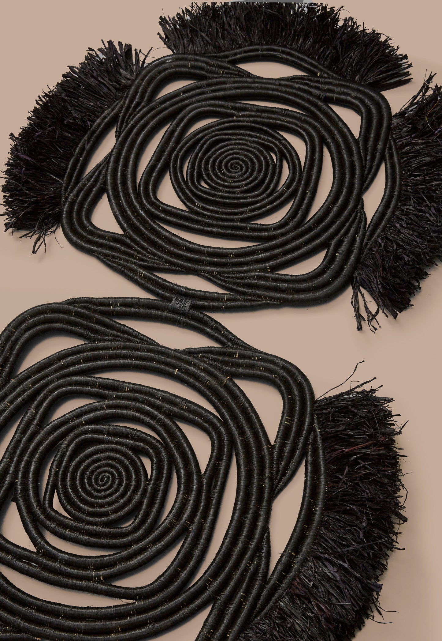 Kayona Raffia Fringe Wall Art