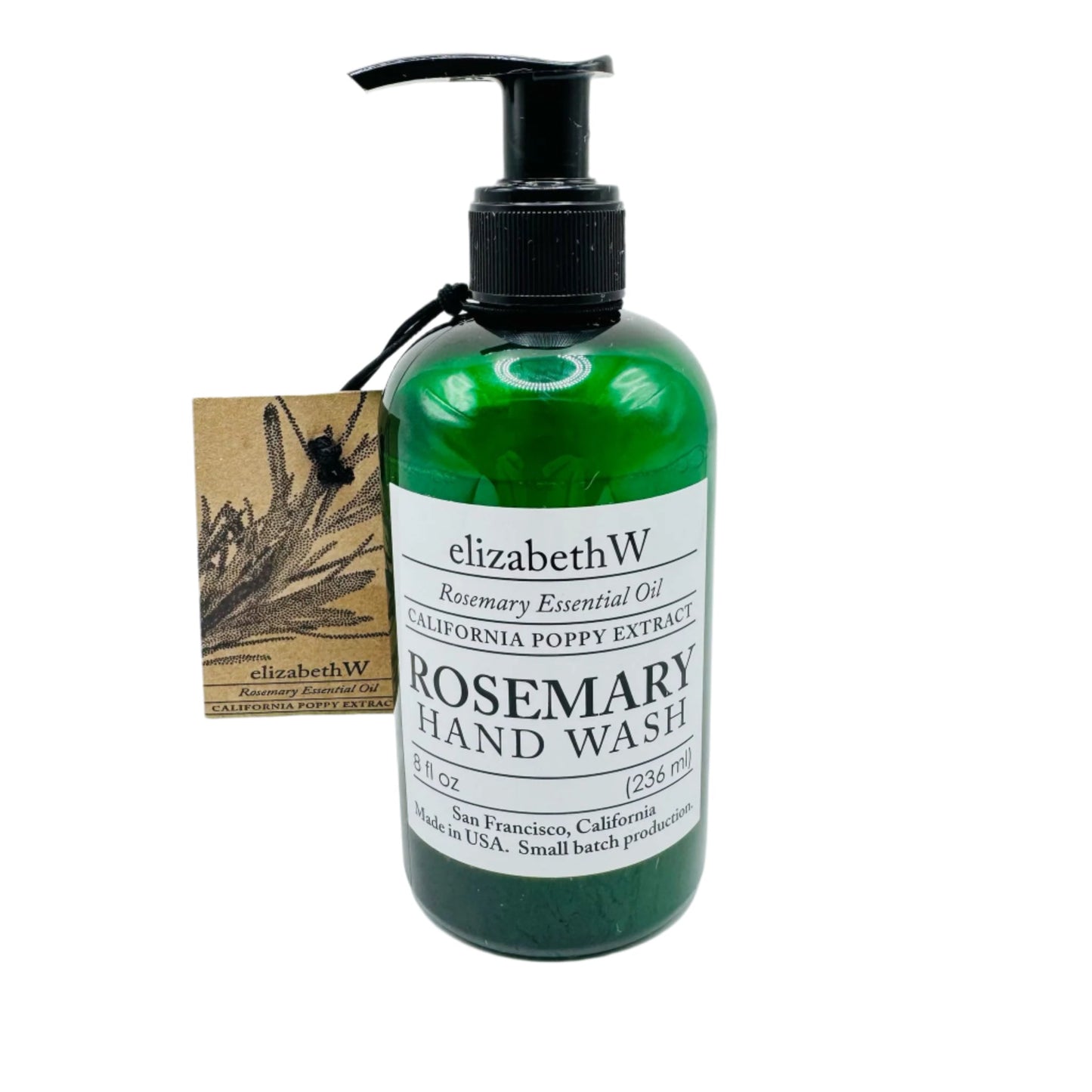 Elizabeth W Rosemary Essential Oil Hand Wash 8 oz