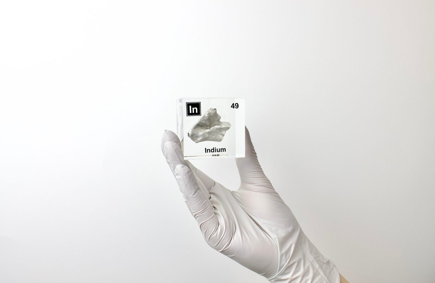 Indium Element Cube