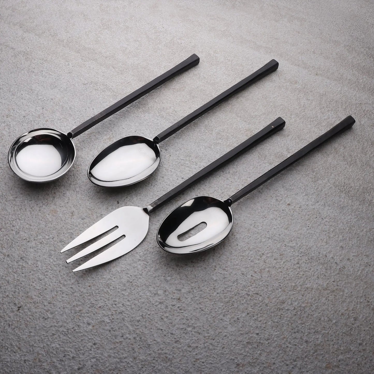 JASON BLACK 4 PC. HOSTESS SET