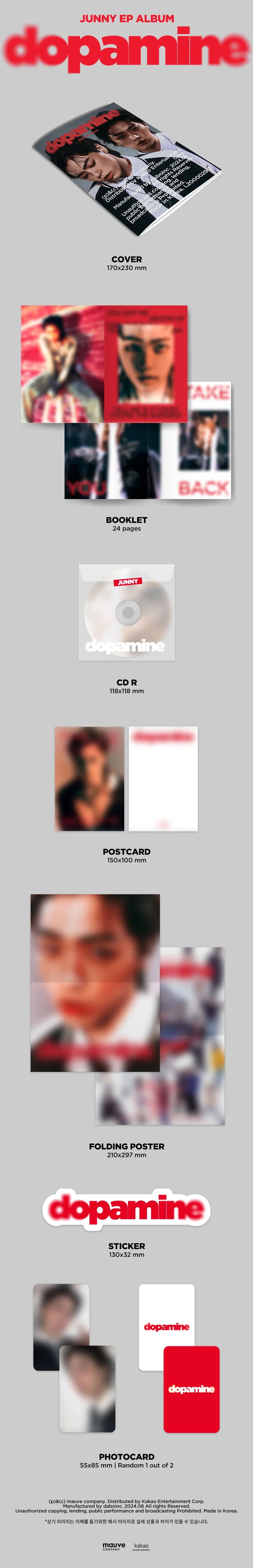 Junny Ep Album - Dopamine - Osadia Concept Store