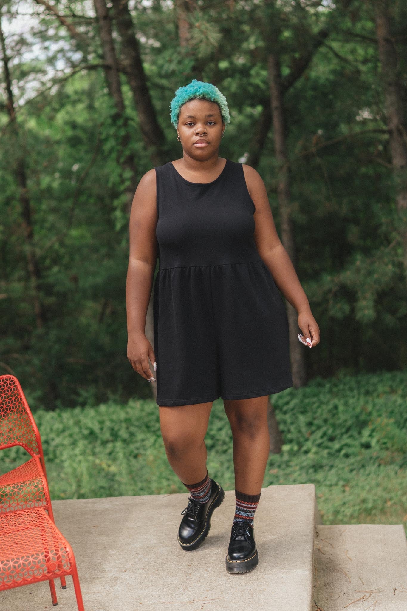Marianne Romper in Licorice