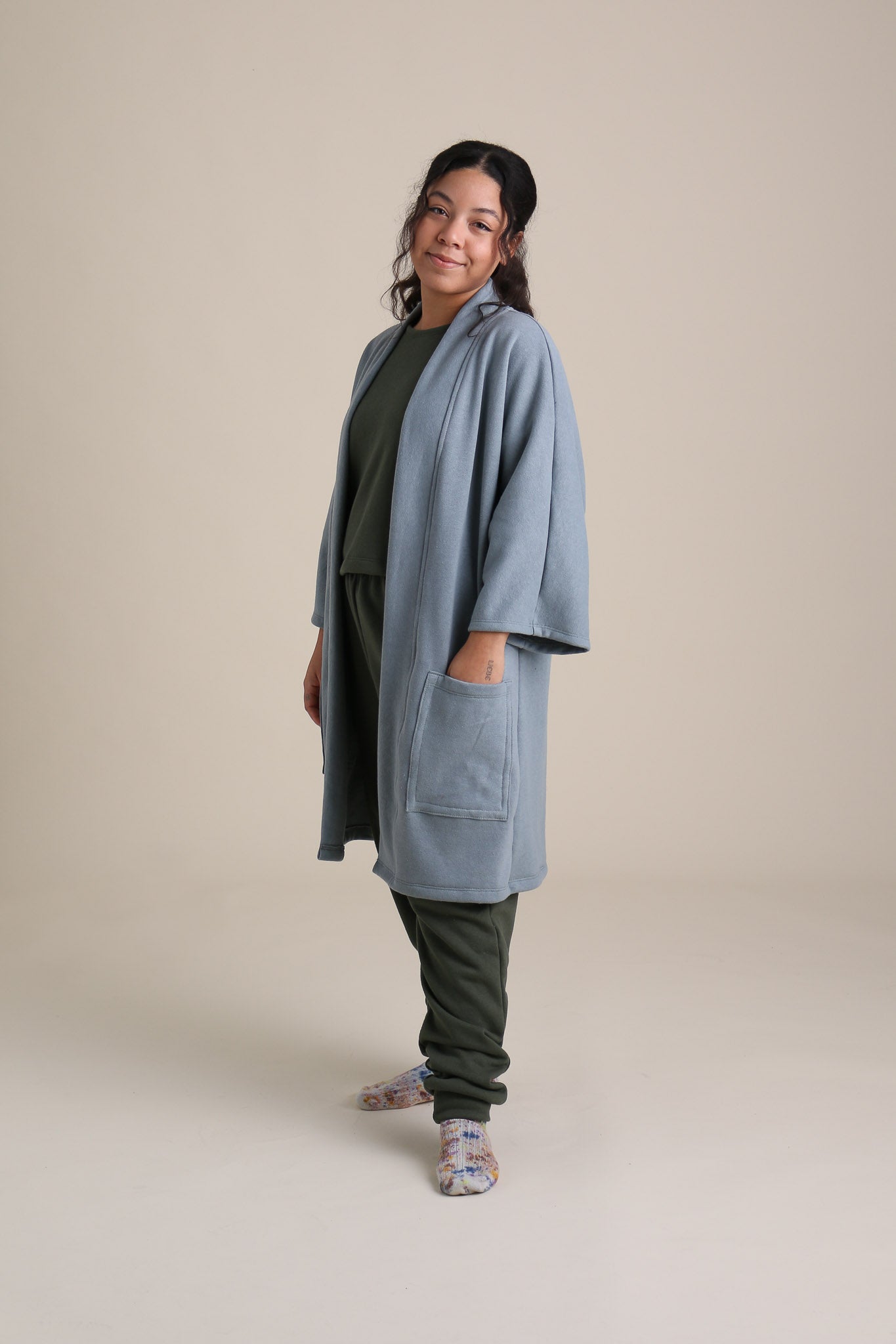 Timberline Cardigan in Juniper
