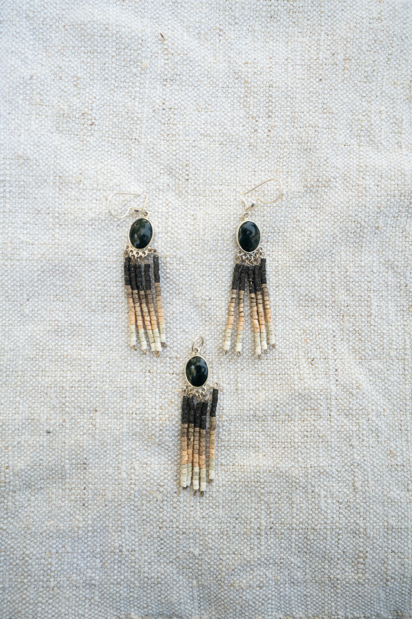 Jade Solola Necklace and Earring Set 1