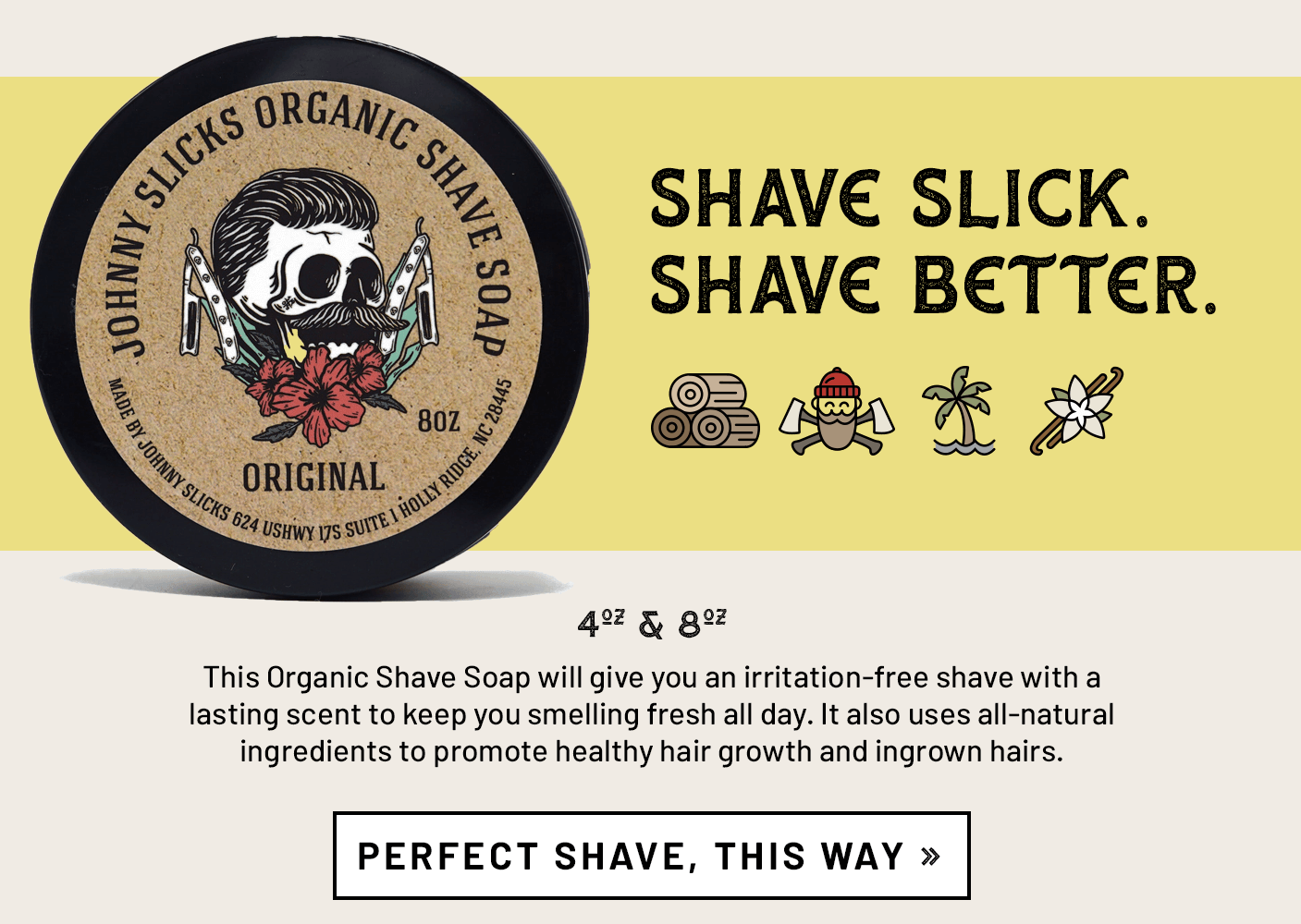 Organic Shave Soap - Osadia Concept Store