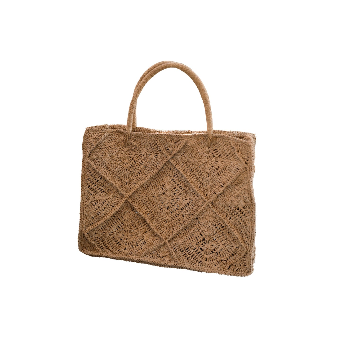 Kylie Crochet Premium Raffia Tote