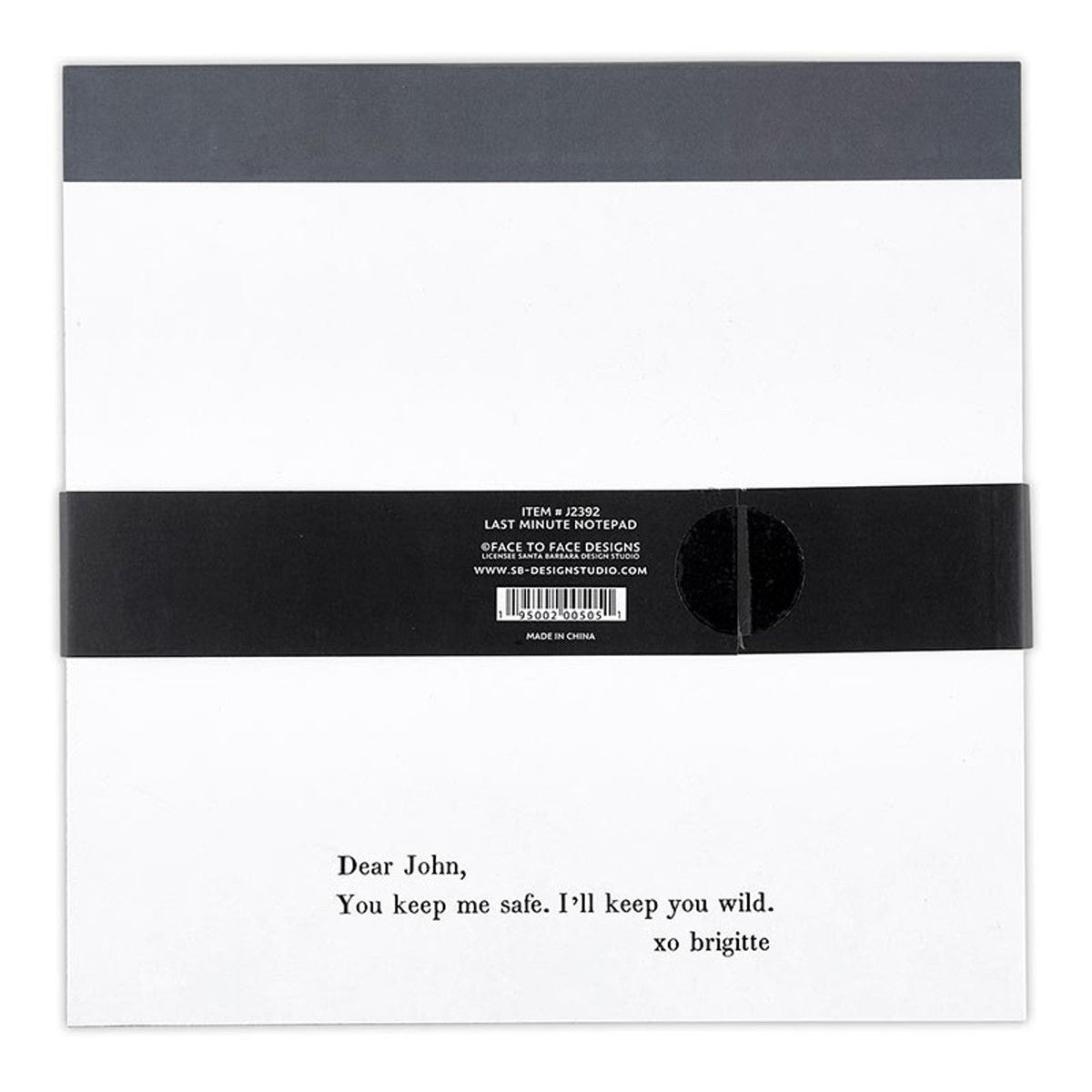 Last Minute Chunky Square Notepad Block | 7.25" x 7.25" - Osadia Concept Store