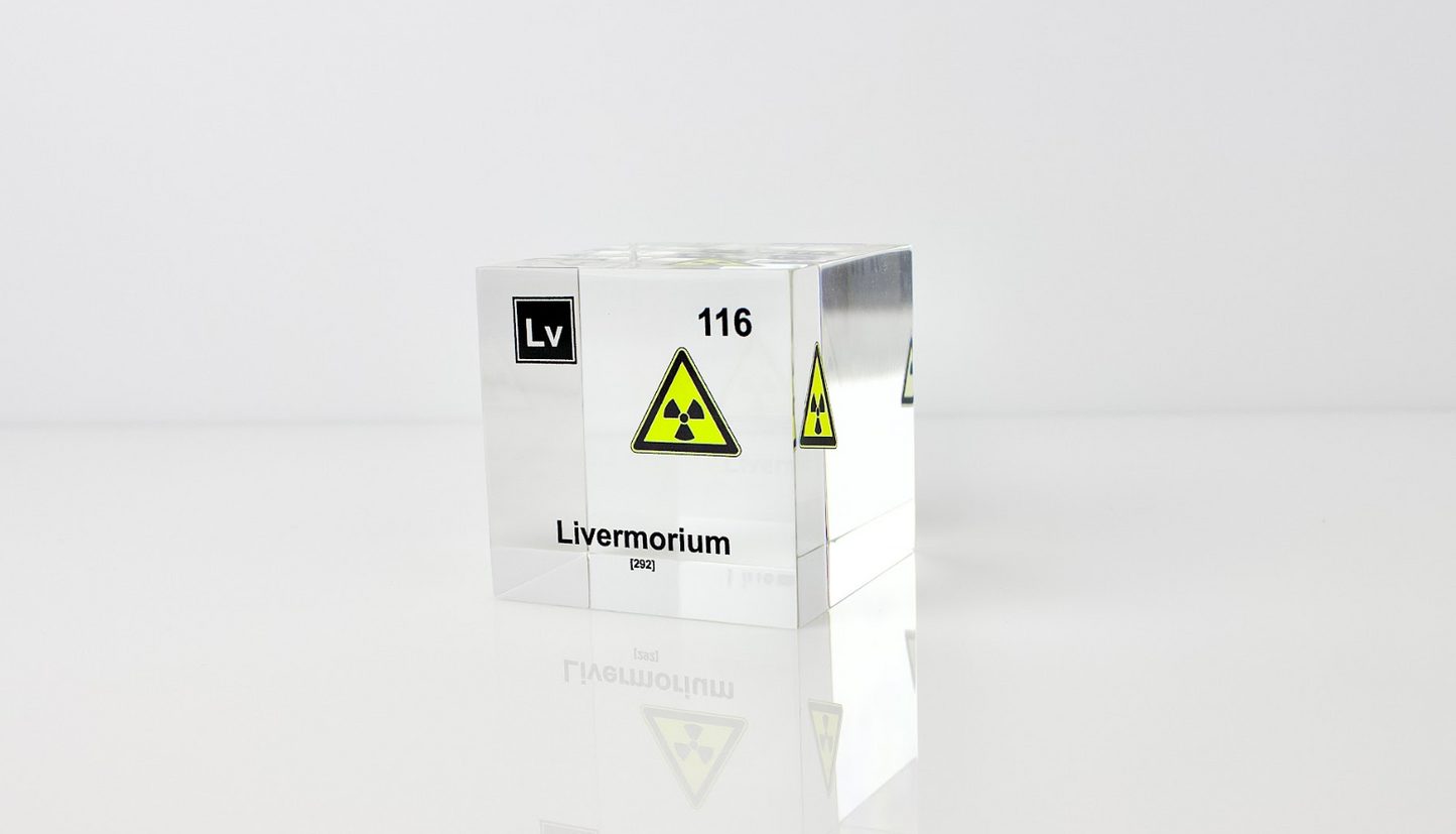 Livermorium Element Cube