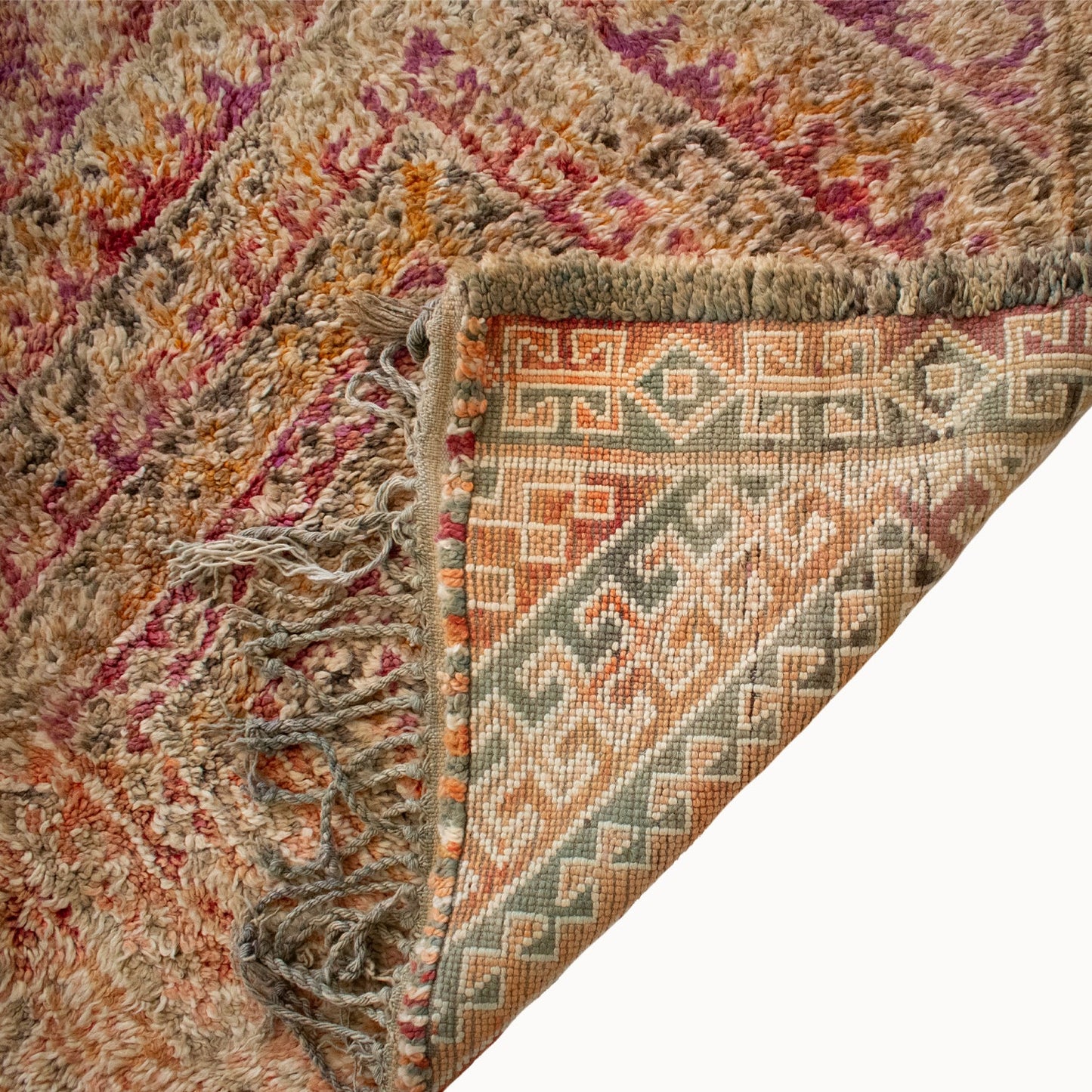 Bode Vintage Moroccan Marmoucha Rug | 7'1" x 14’7”