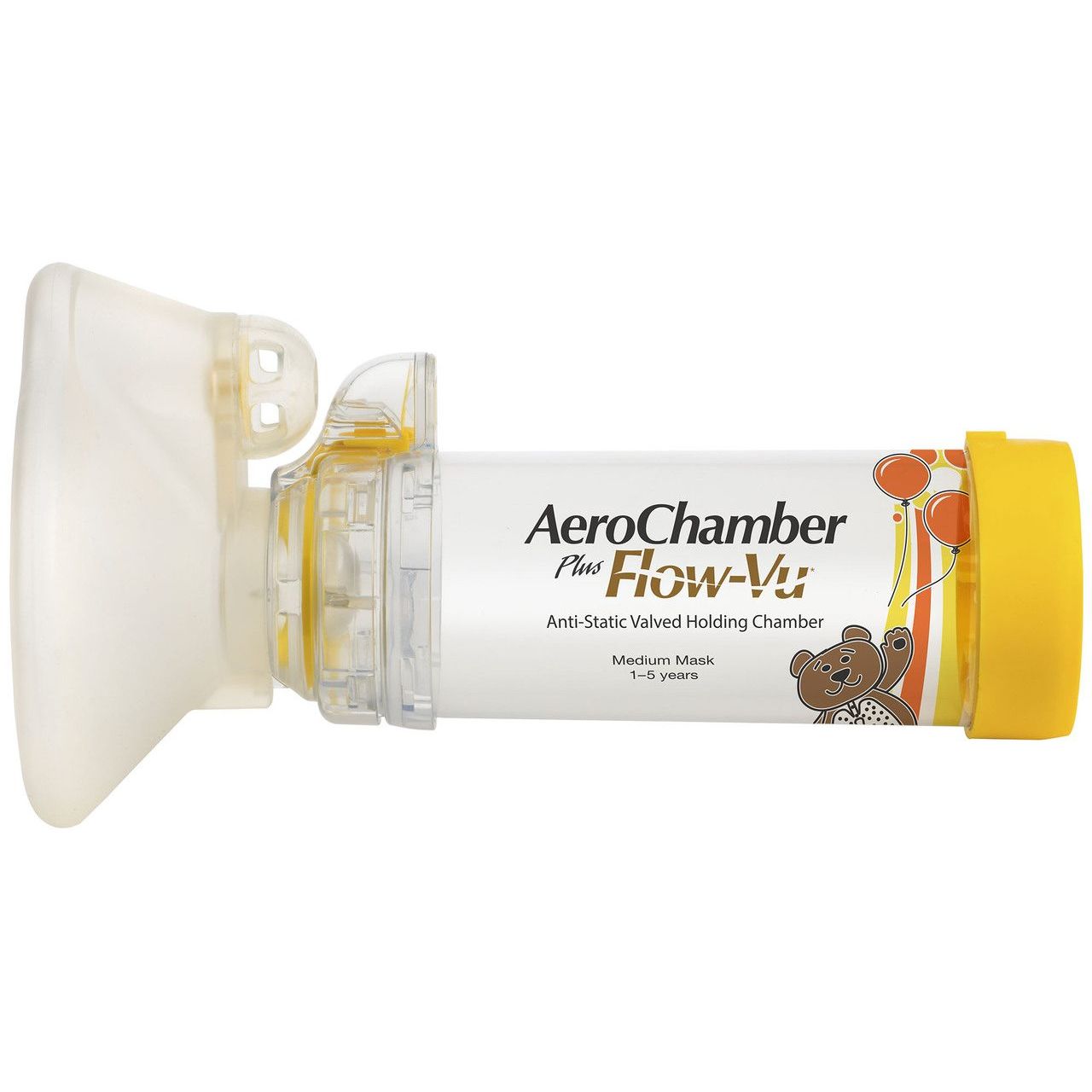 AeroChamber Plus Flow-Vu Chamber with Medium Mask