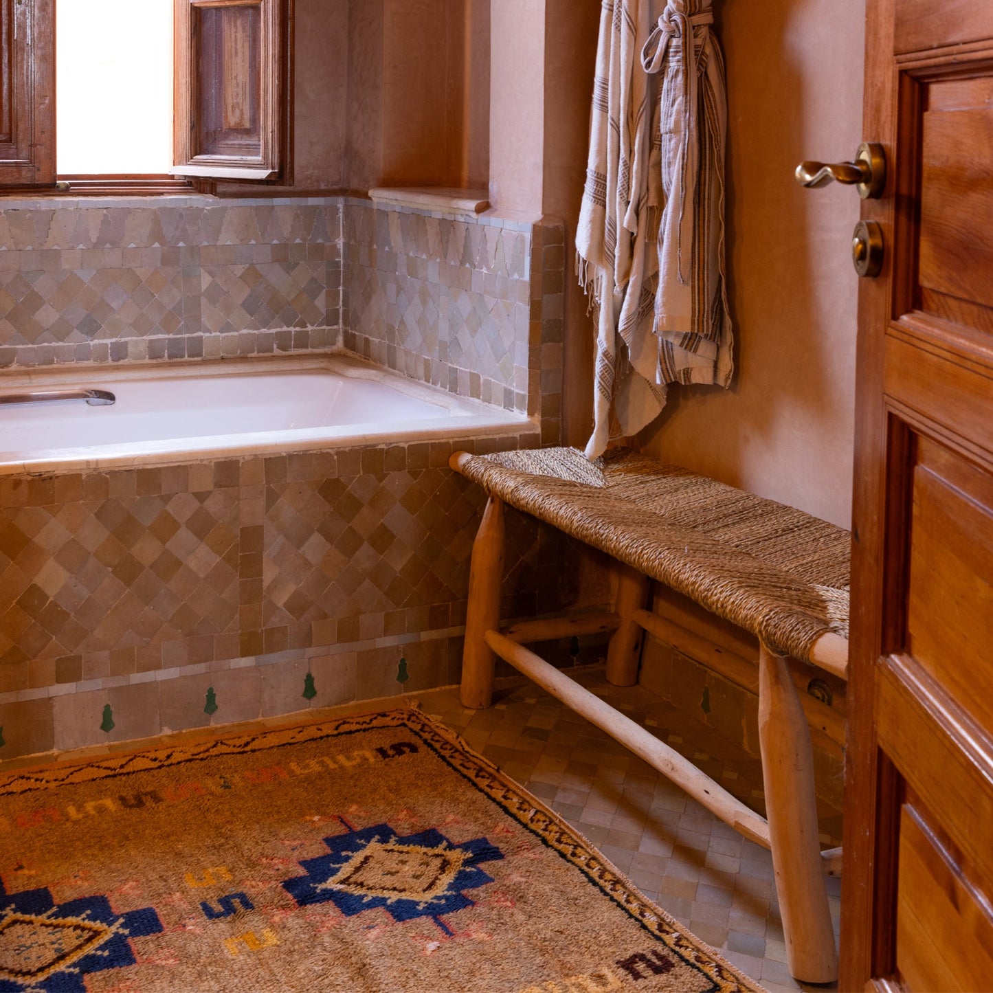 Vintage Moroccan Rug | 3'2" x 3’9”