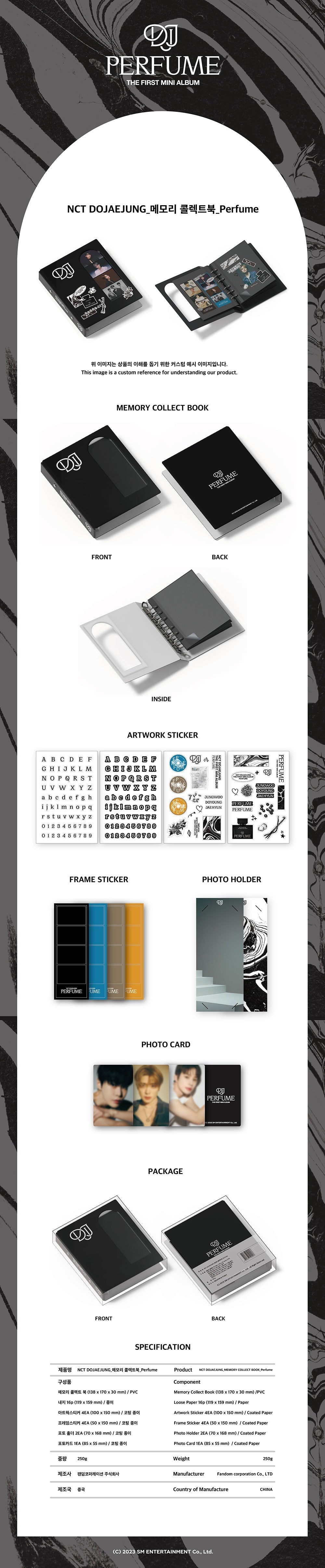 NCT Dojaejung Collect Book - Perfume Memory