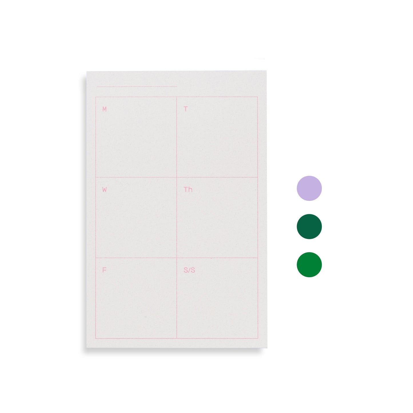 Square Weekly Pad