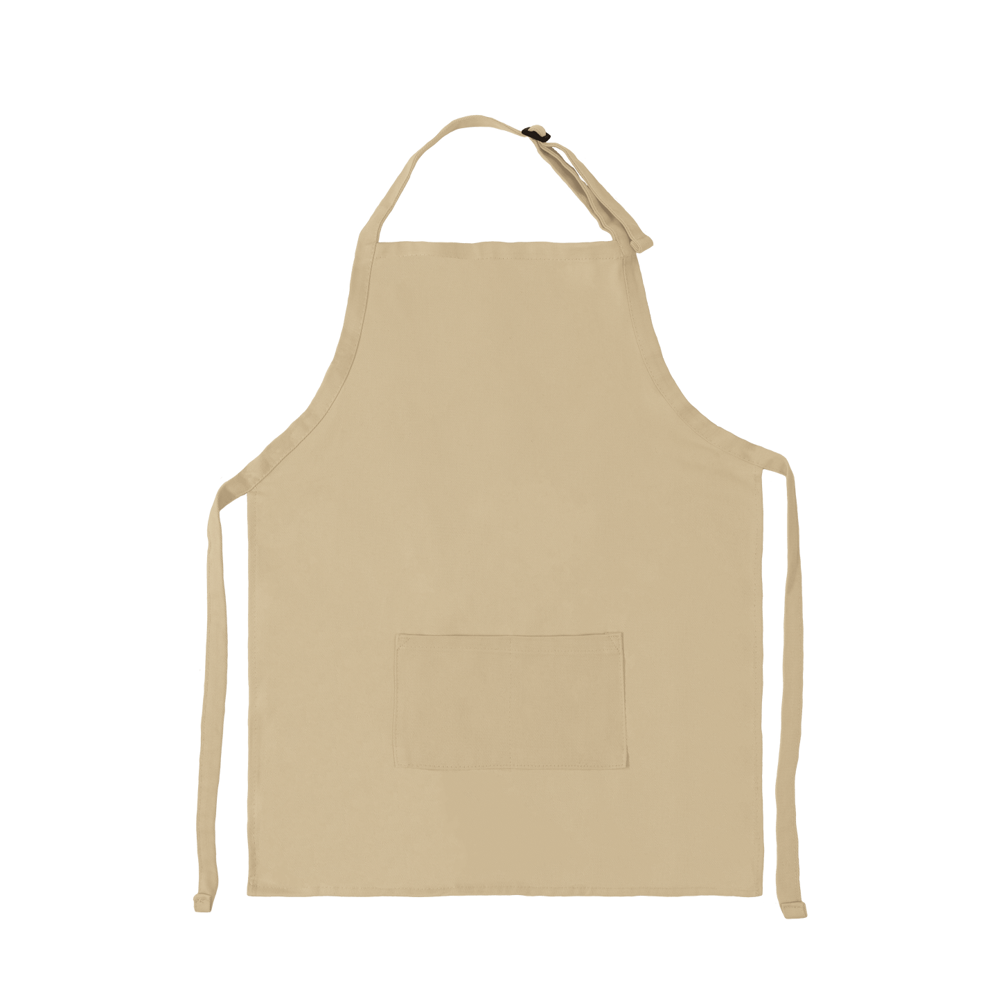 Apron with Patch Pockets Adjustable Neck Strap With Buckle
