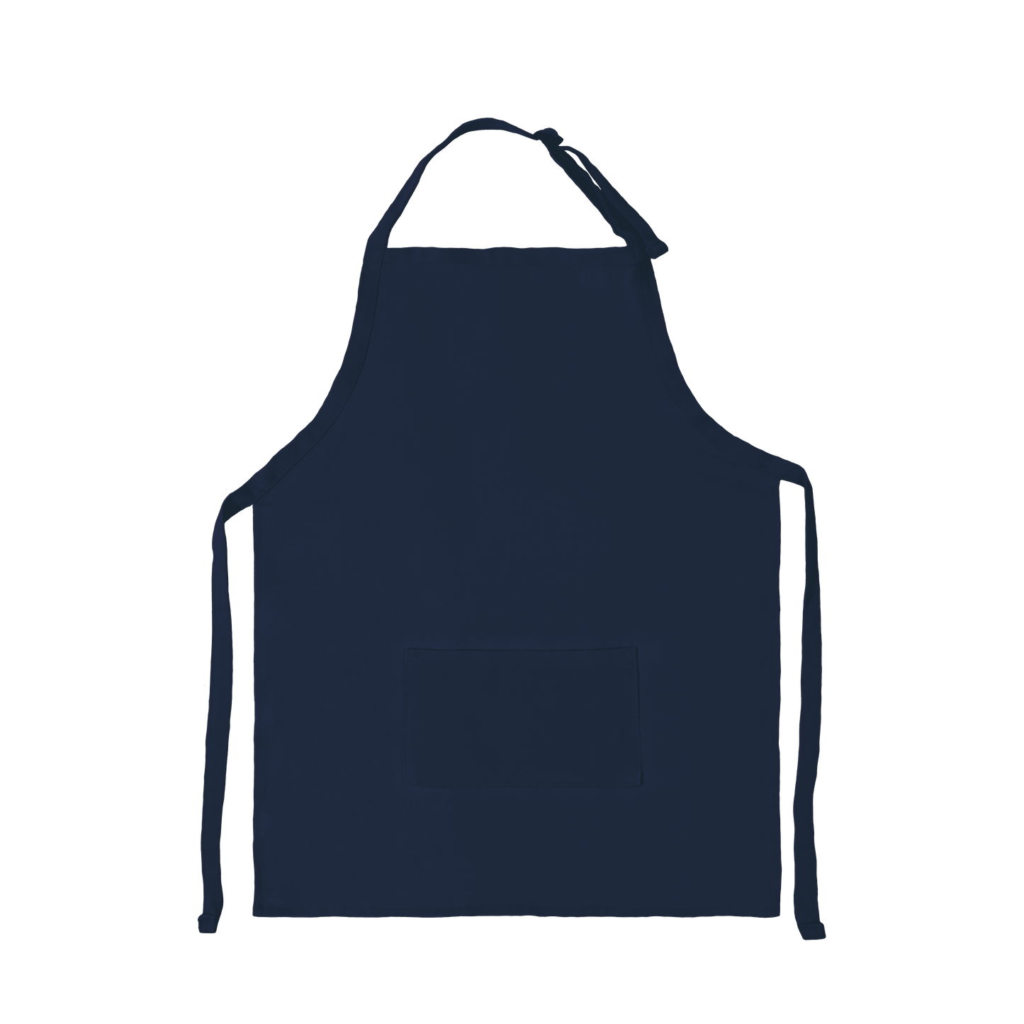 Apron with Patch Pockets Adjustable Neck Strap With Buckle