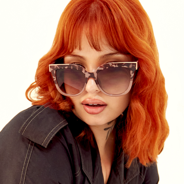 Coco - Tortoise Frame Brown Lens Wayfarer Sunglasses