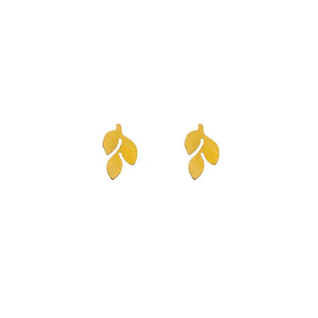 Olive Leaf Studs