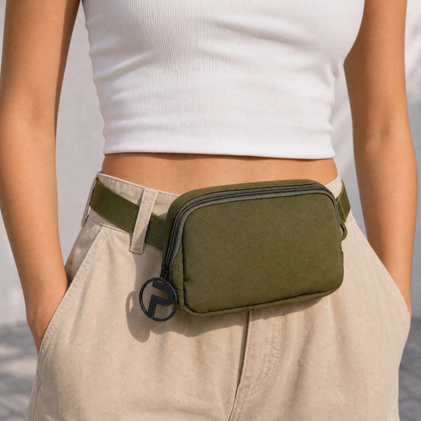 Olive Belt Bag | Fanny Pack Cross Body Bag