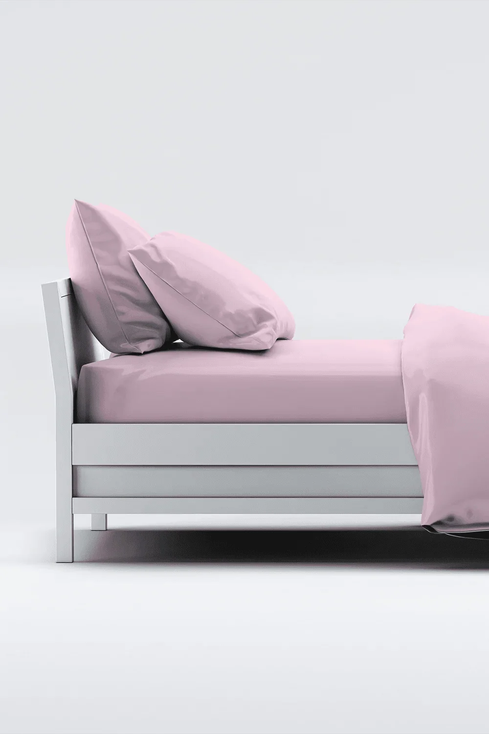 Pale Rose Bamboo Sheets Set | Satin Weave | 400 TC Fabric