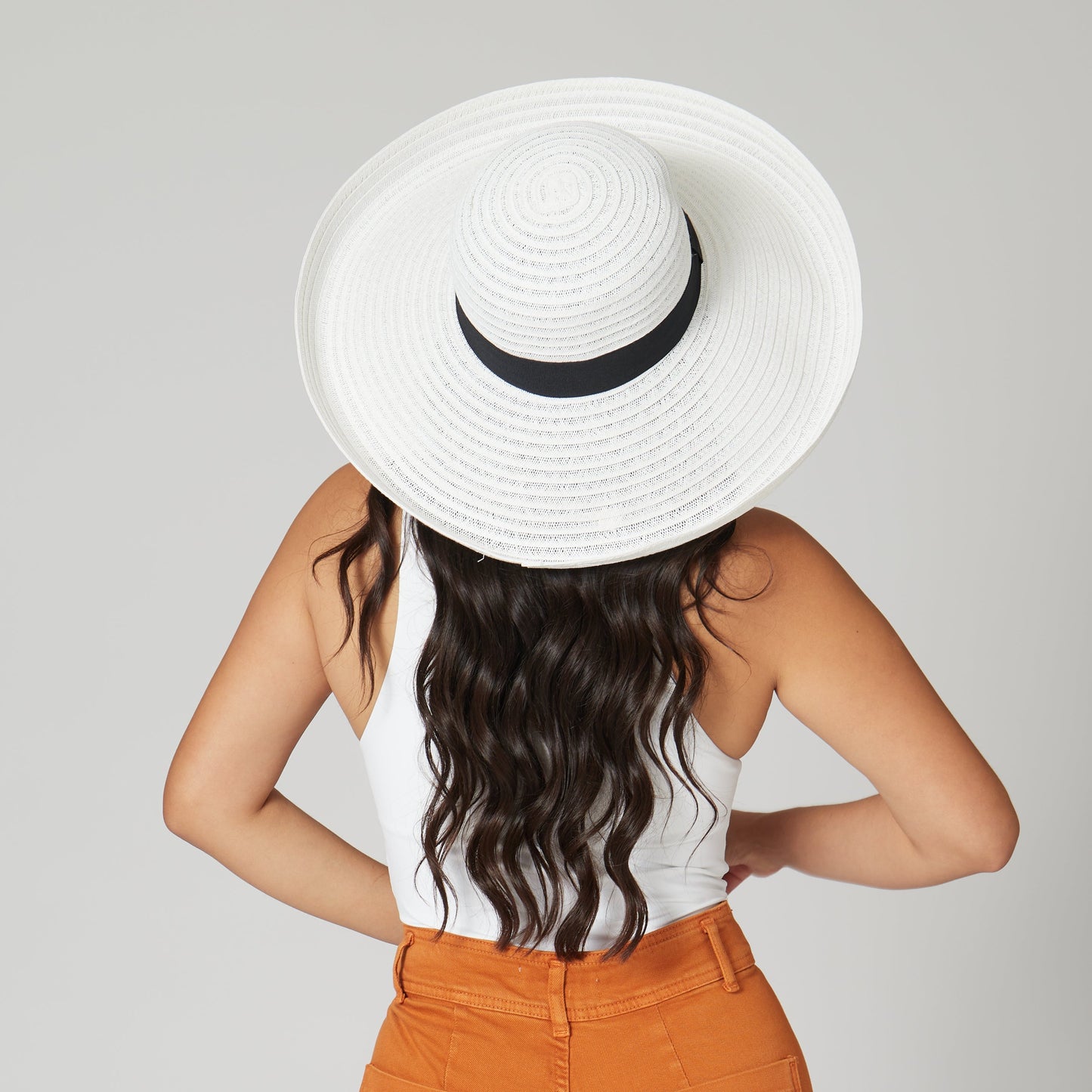 Women's Paperbraid Turn Up Sun Brim