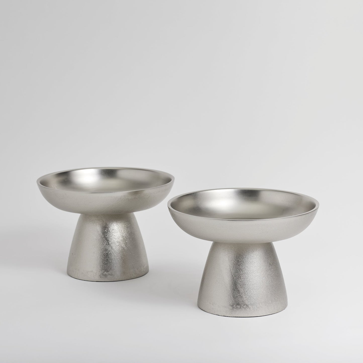 Nickel Small Pedestals Set of 2 - Osadia Concept Store