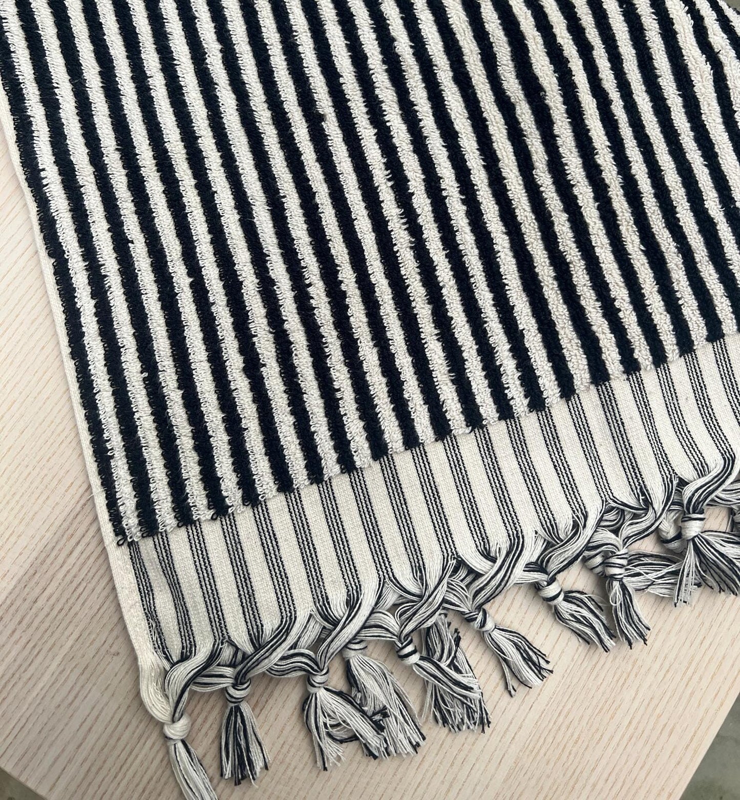 Striped Terry Bath Towel