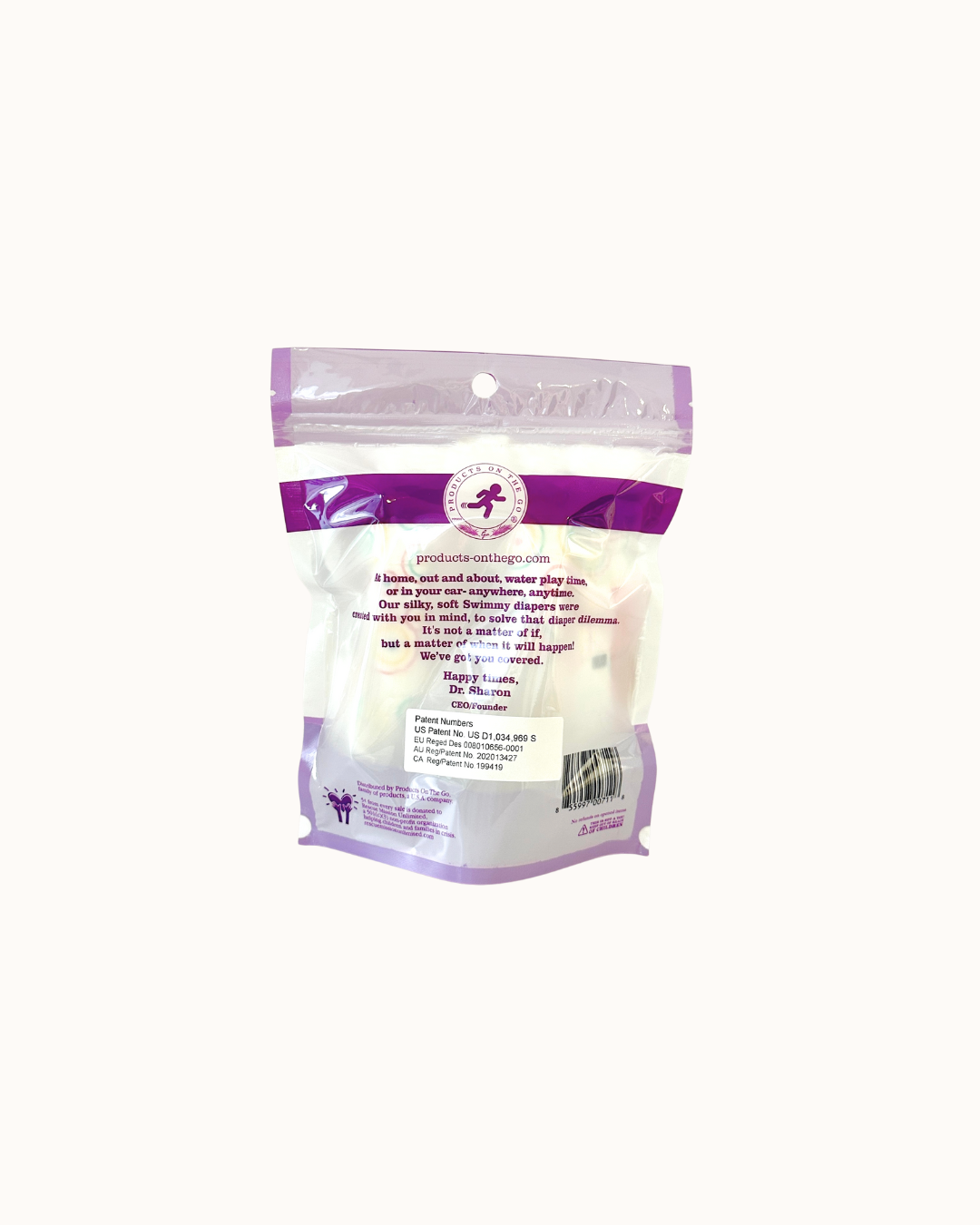 Little Toes Natural Disposable Swim Diaper - Convenience On The Go 2 Pack
