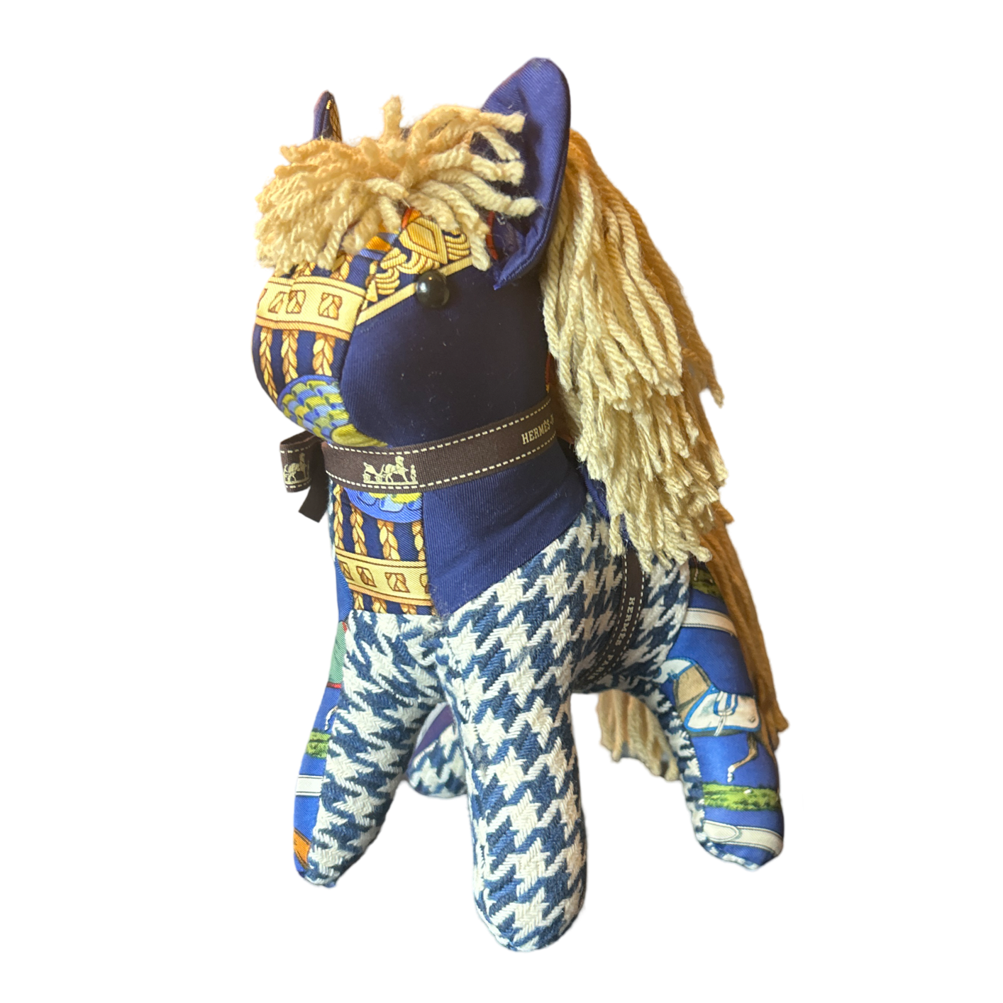 Vintage Silk Scarf Patchwork Pony