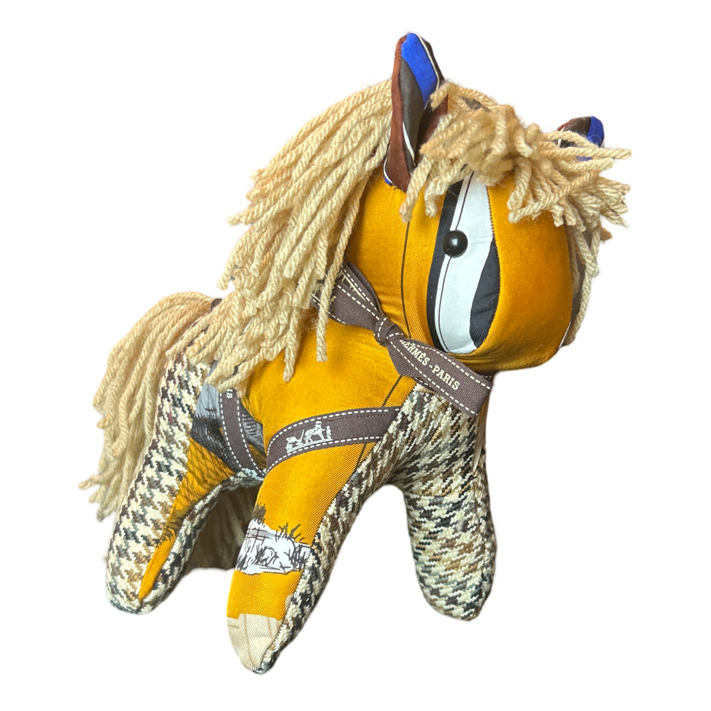 Vintage Silk Scarf Patchwork Pony