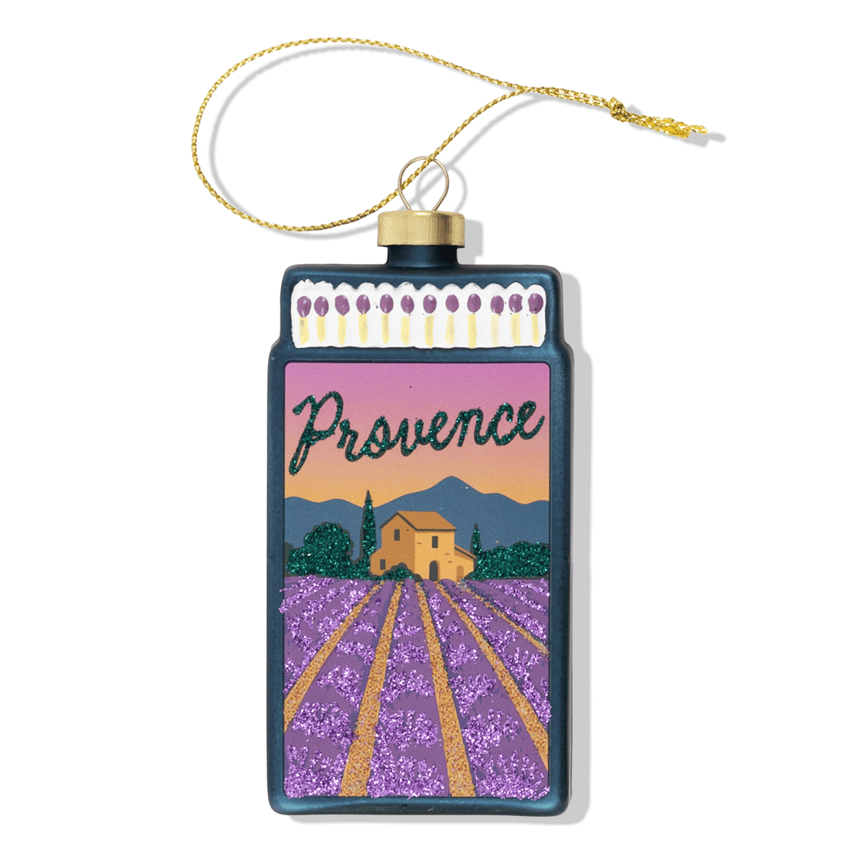 Provence Matchbook Ornament