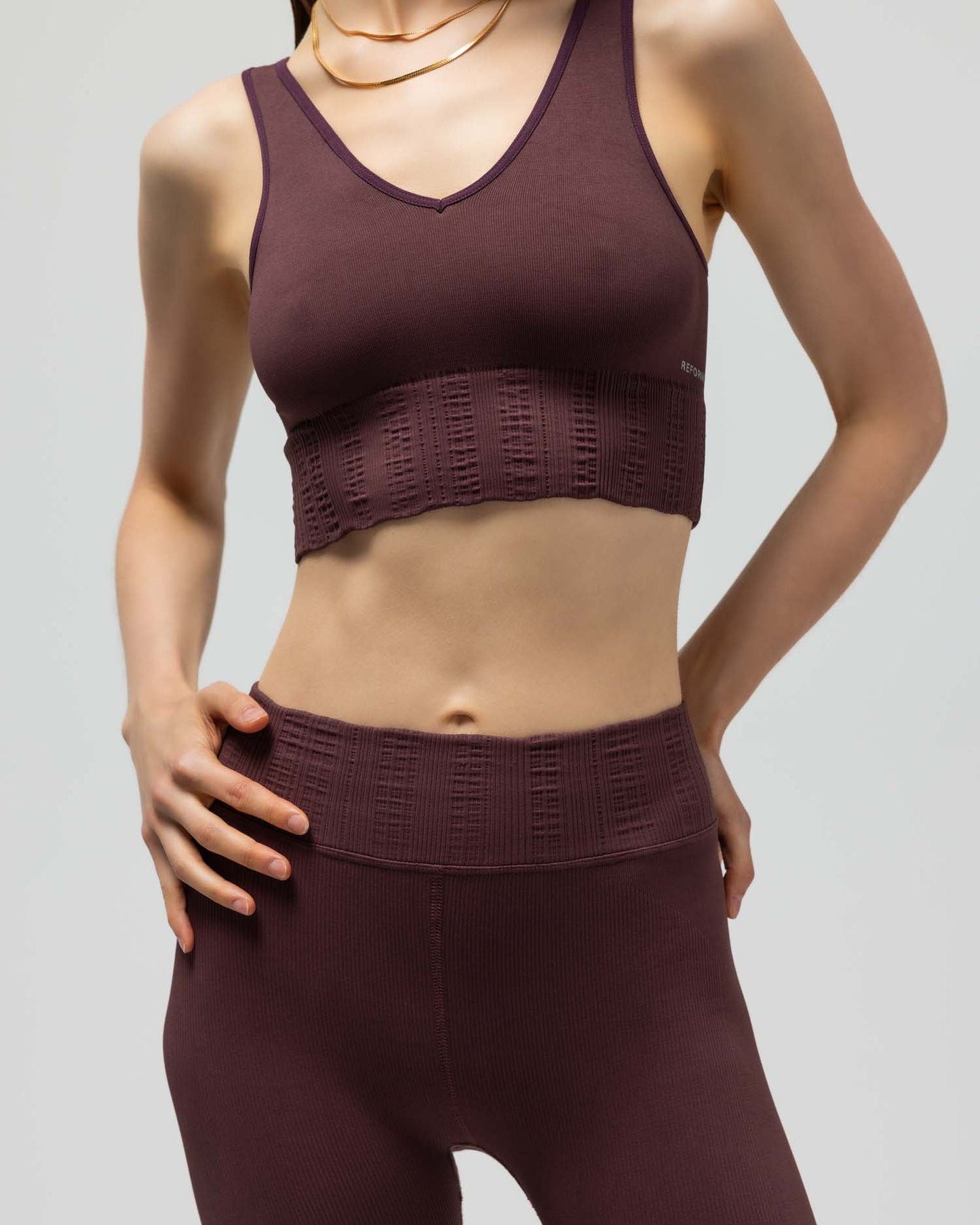 THE V-NECK SPORTS BRA