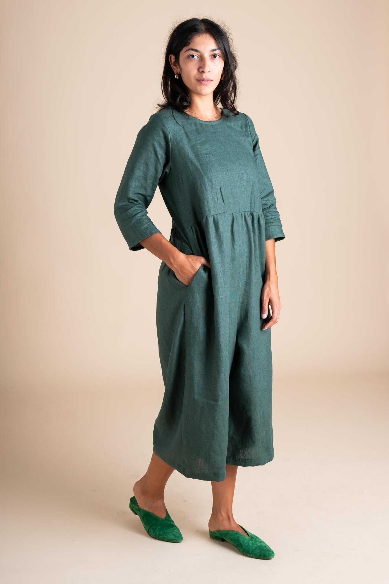 Ranch Jumpsuit in Spruce