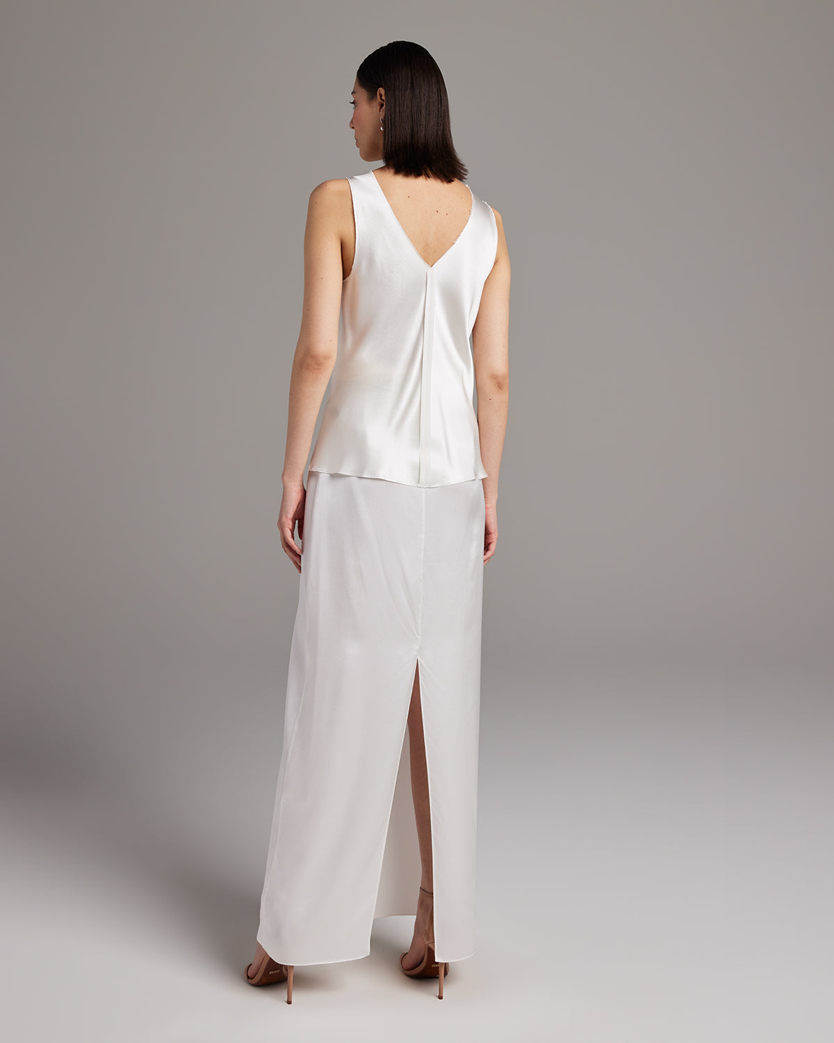 Silk Raw Edge Tank - Seasonal