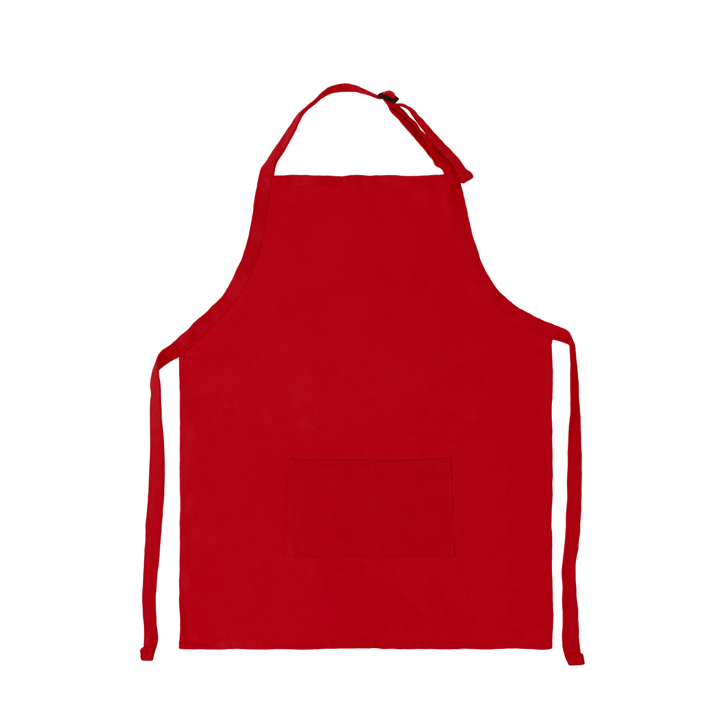 Apron with Patch Pockets Adjustable Neck Strap With Buckle