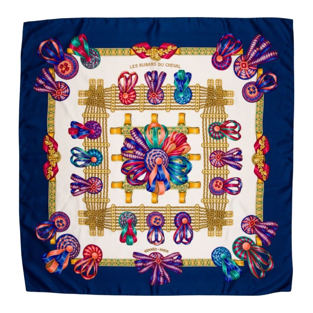Rubans du Cheval Blanc Vintage Scarf Wristlet Bag