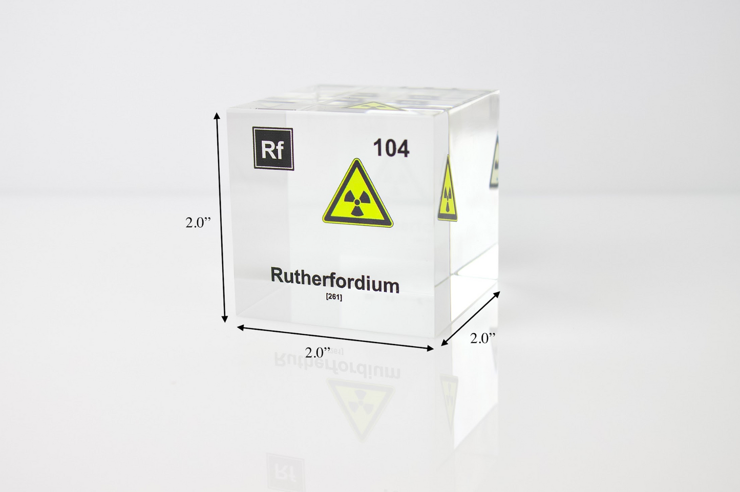 Rutherfordium Cube Element