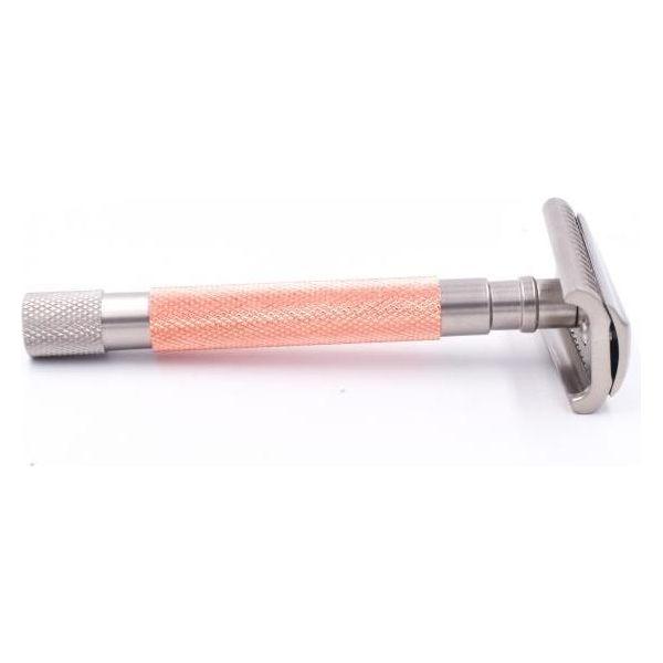 Parker 55SL-RG Rose Gold Semi Slant 3 Piece Safety Razor