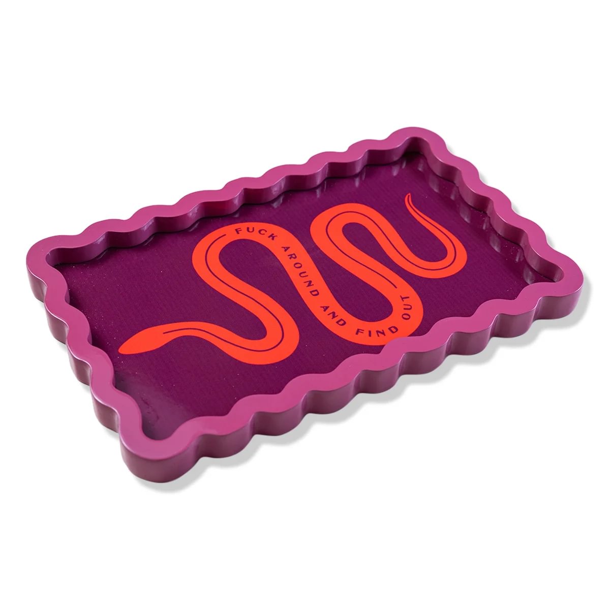 Fuck Around Lacquer Tray - Osadia Concept Store