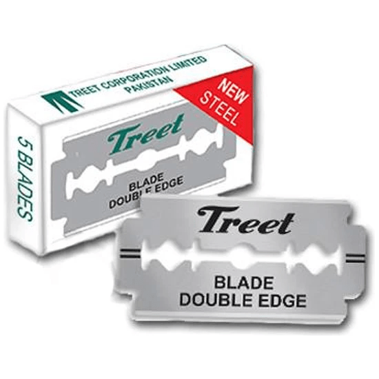 Treet New Steel Double Edge Razor Blades - 10 Pack