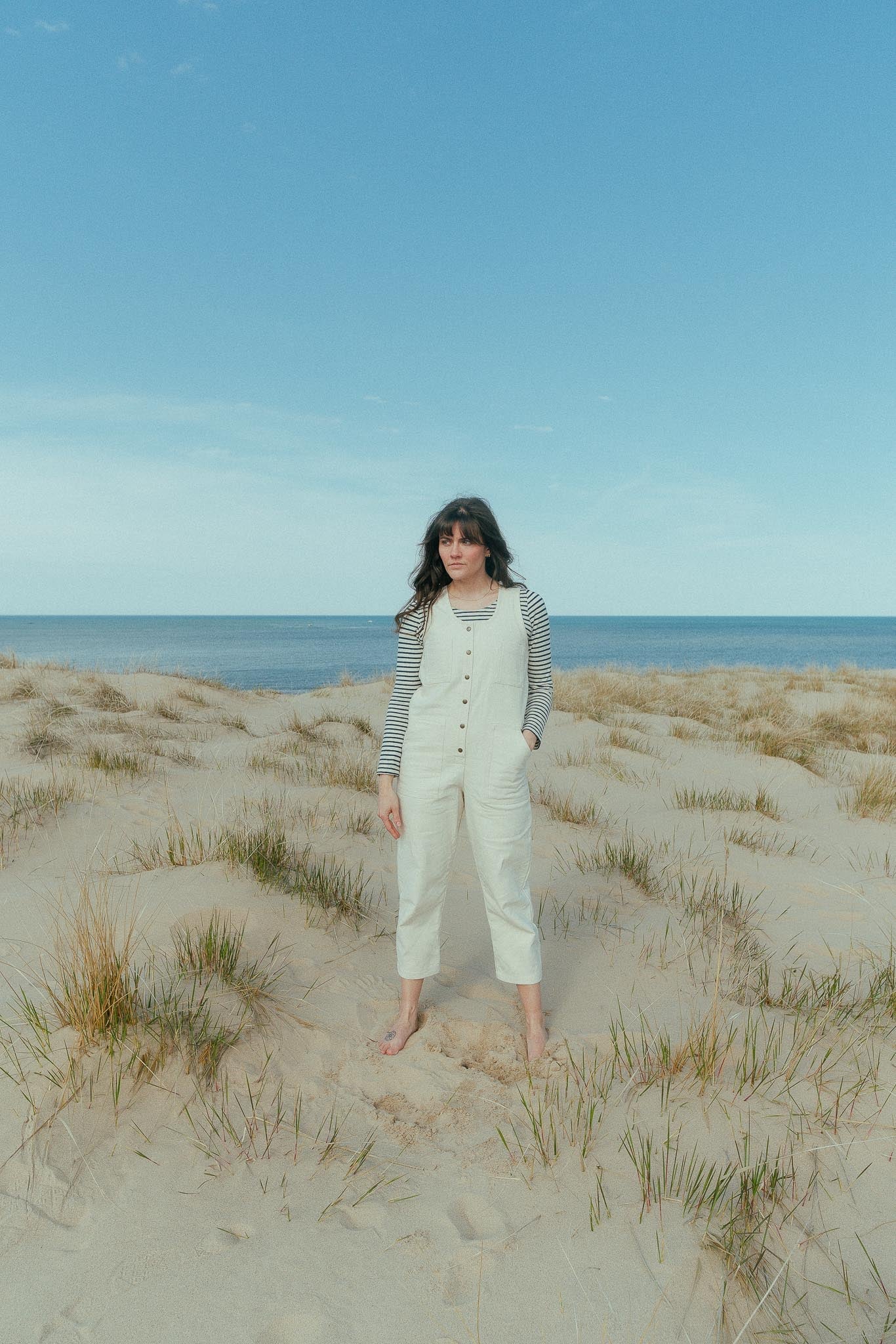 Rebel Denim Jumpsuit in Natural Denim
