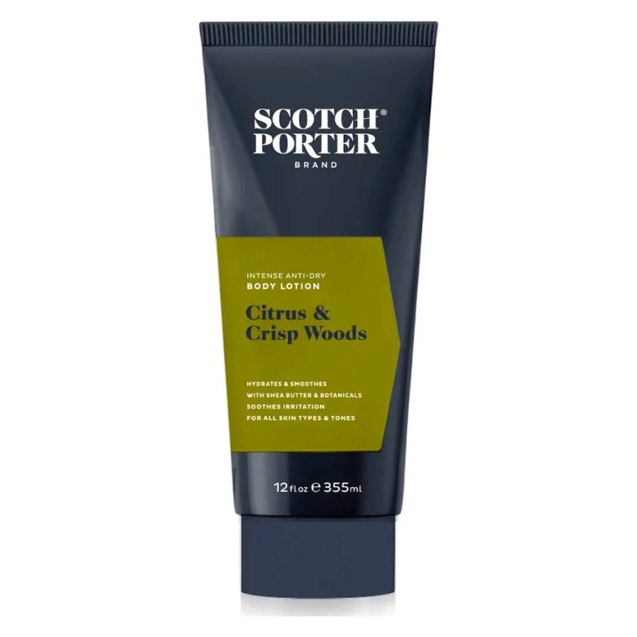 Scotch Porter Citrus & Crisp Woods Body Lotion 12 oz